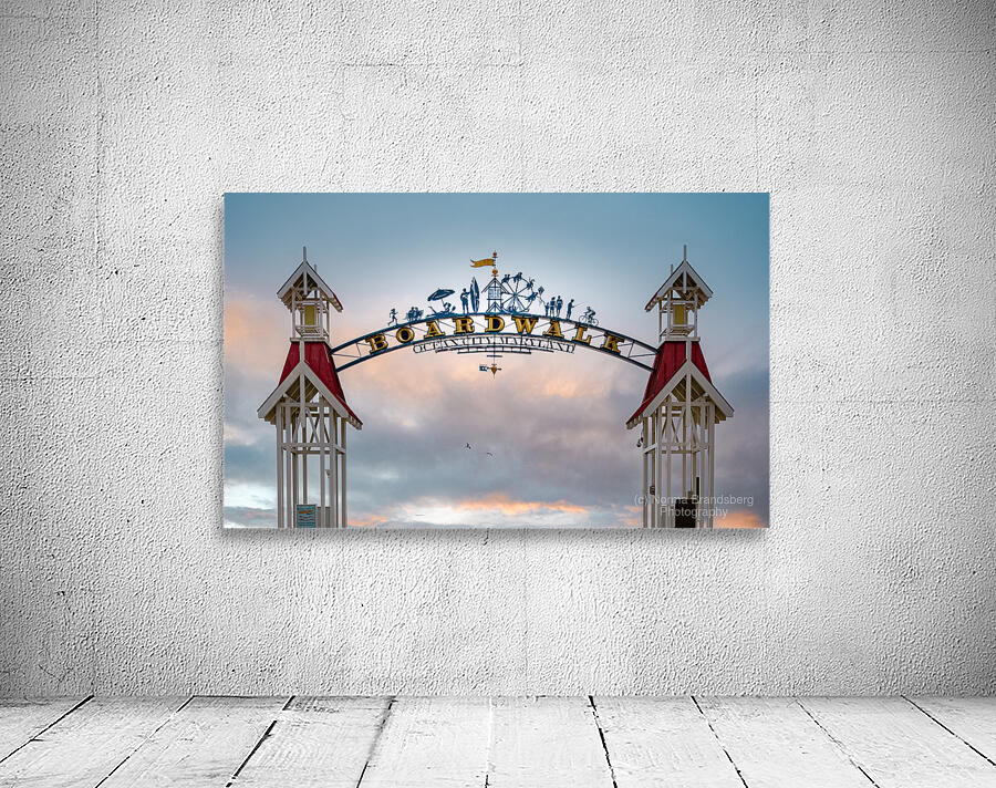 Ocean City Boardwalk Sign Wall Preview