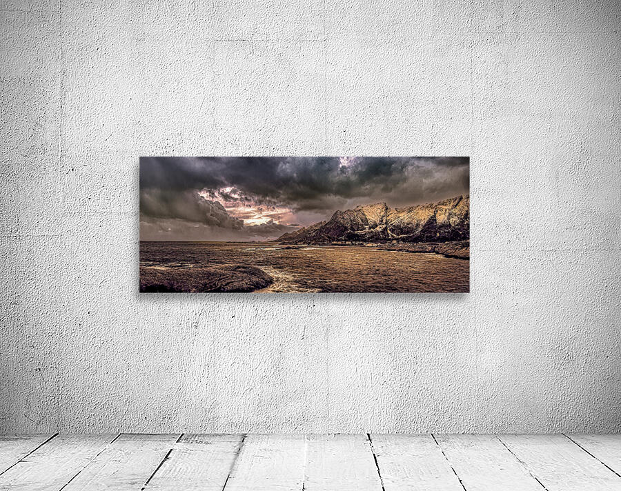 Lofoten Islands Reine Skyline Wall Preview