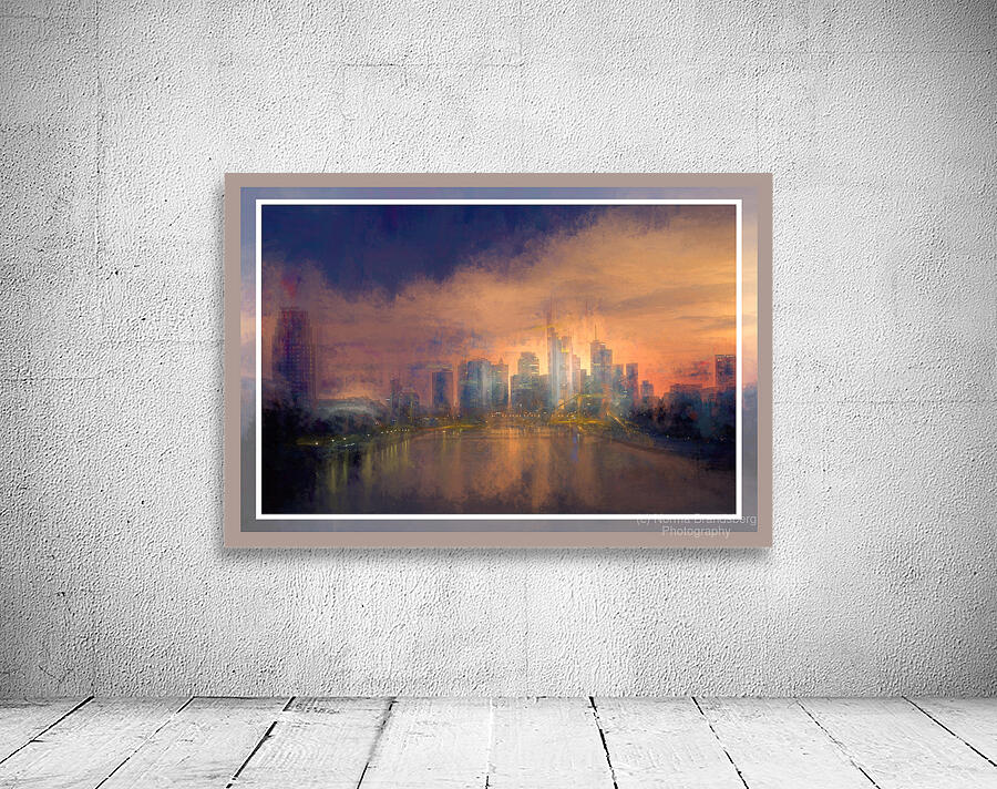 Frankfurt Skyline Coat of Many Colors Wall Preview
