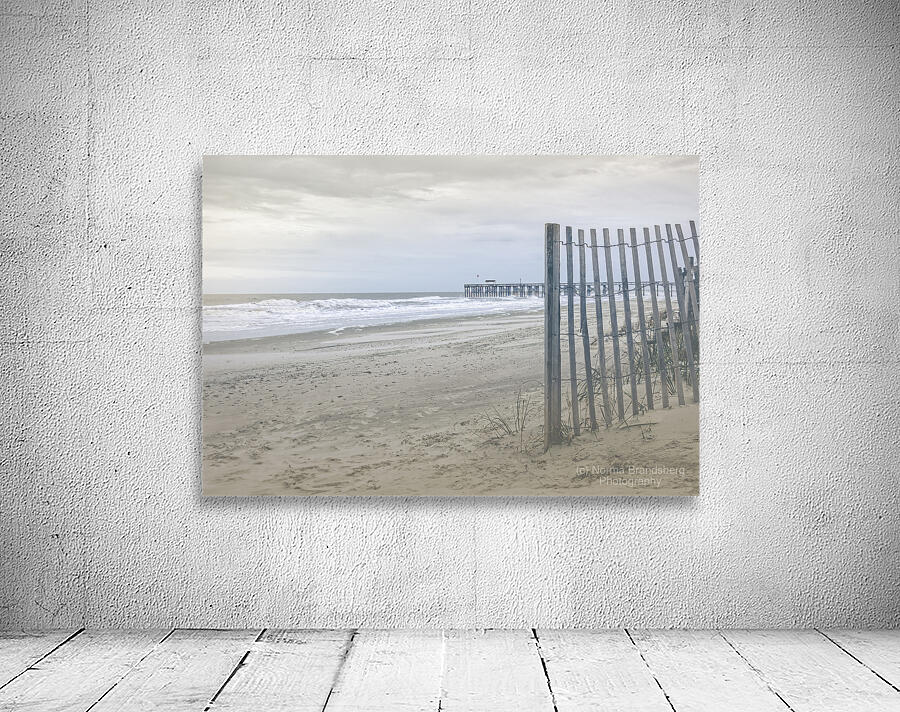 Pawleys Island Beach Pier and Fence Wall Preview