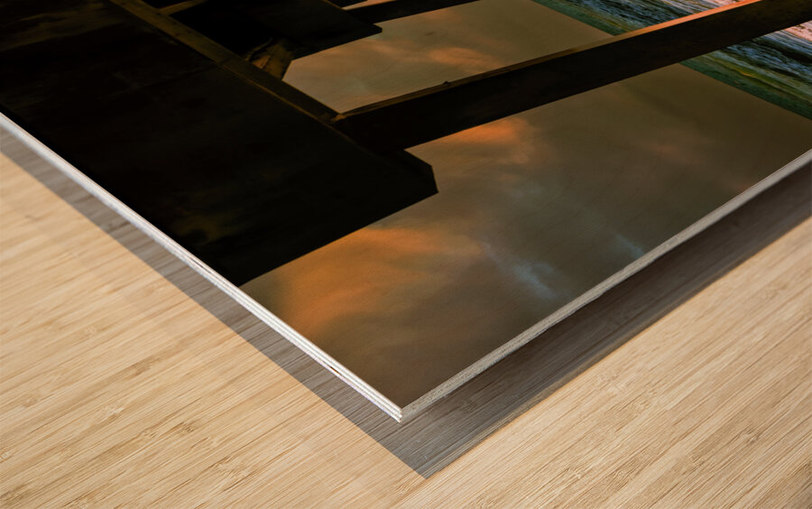 Fort Walton Beach Okaloosa Pier Wood print