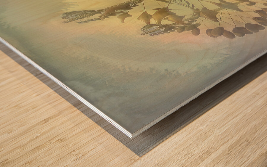 Windcatcher Abstract Art Wood print