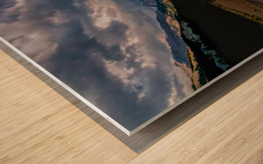 Road to Jasper National Park Wood print