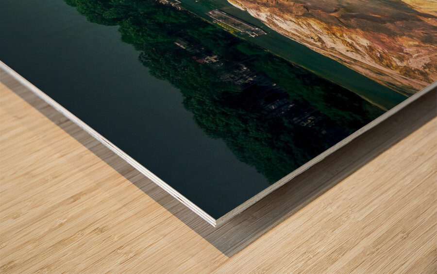 Falmouth Maine Town Landing Harbor Wood print