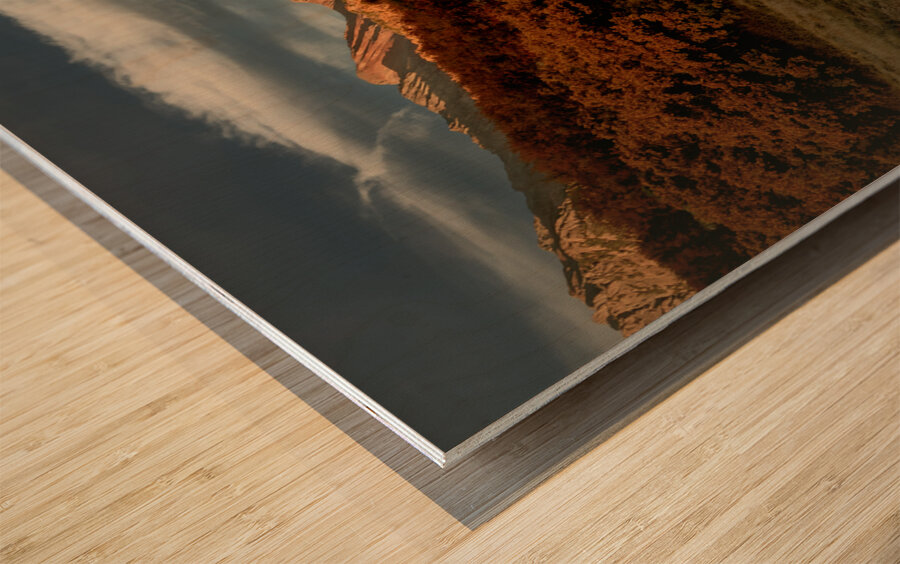 Colorado Backroads in Autumn Wood print