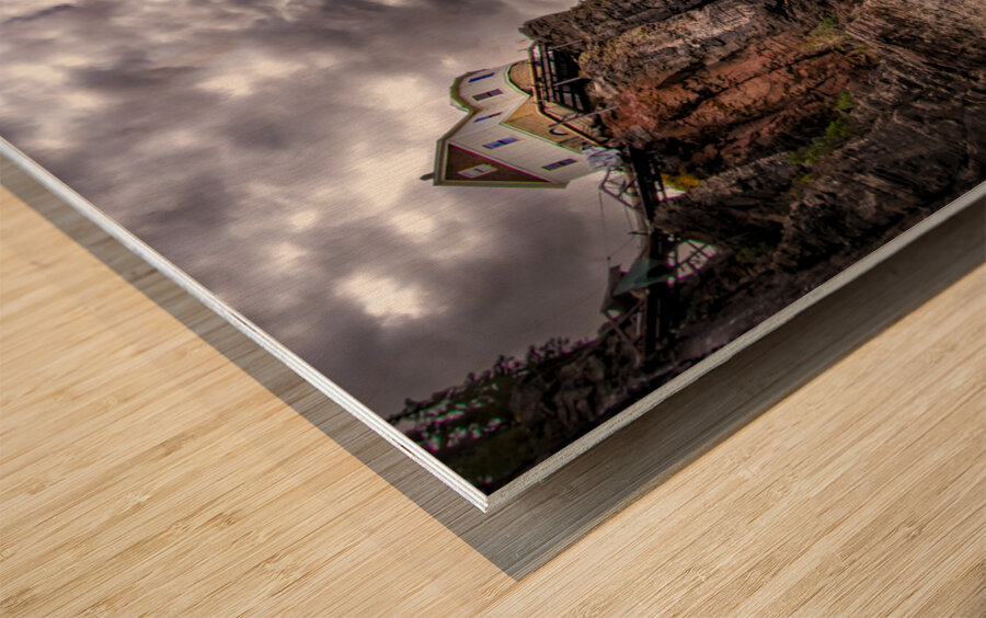 Bridal Veil Falls Hydroelectric Power Plant Wood print