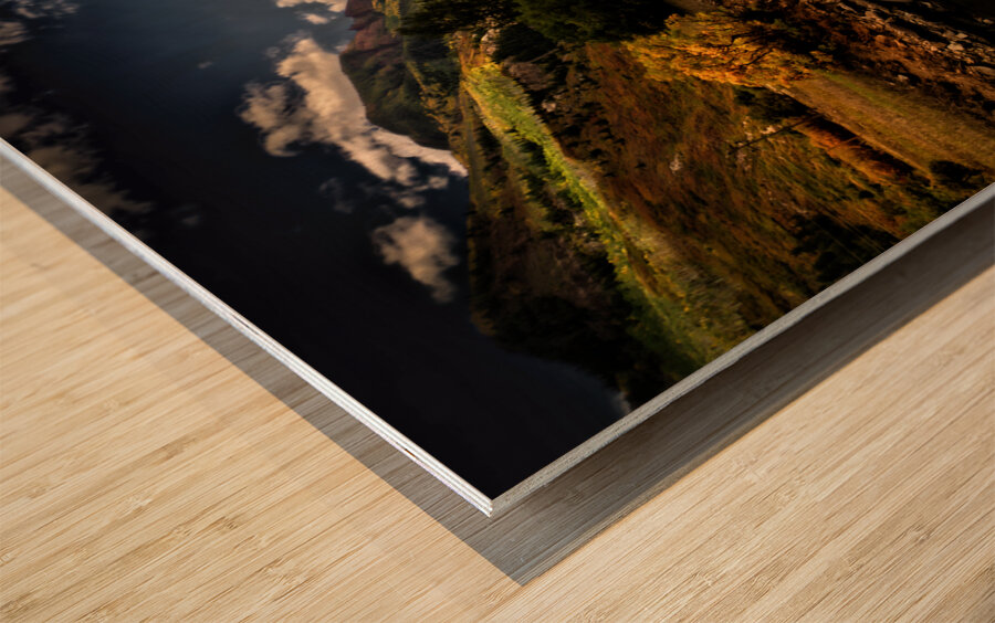 Colorado Crystal River in Autumn Wood print