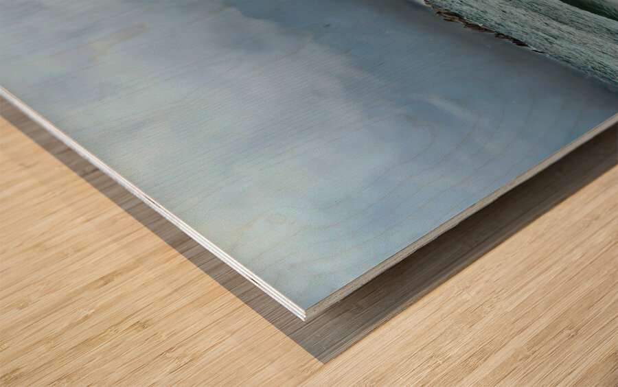 Lake Tahoe Storm Wood print