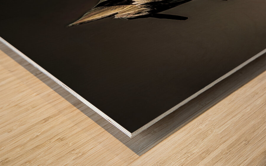 Abstract Heavenly Tree Wood print