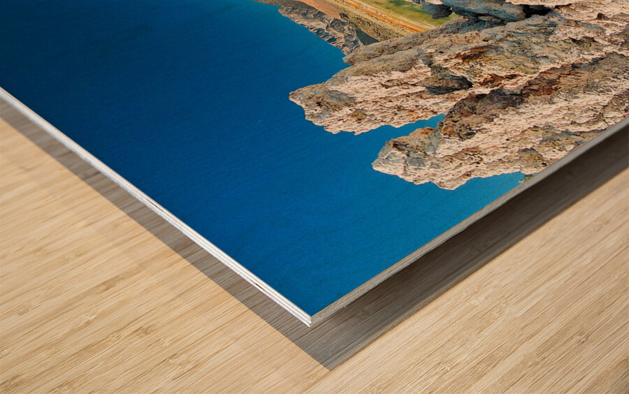 Mono Lake Tufa Salt Lake Wood print