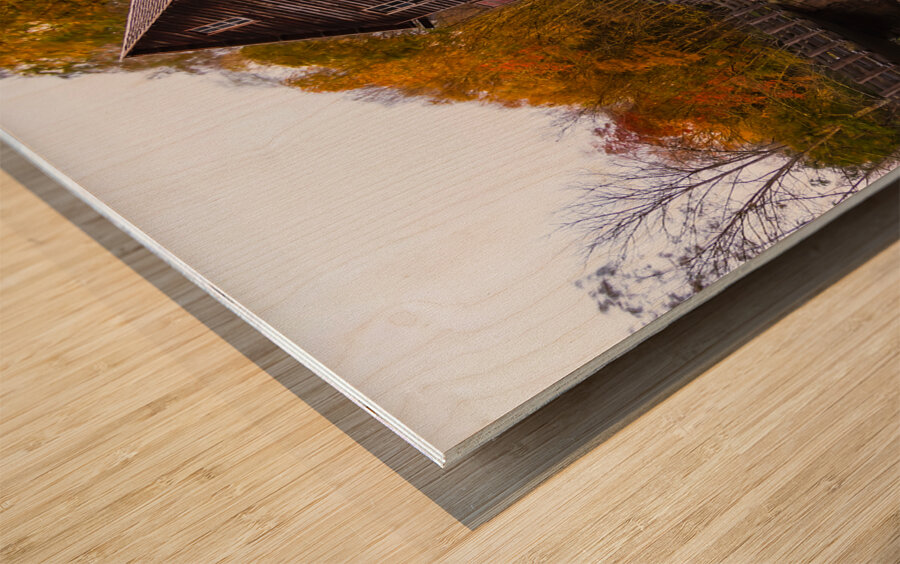 Glade Creek Mill Autumn Splendor Wood print