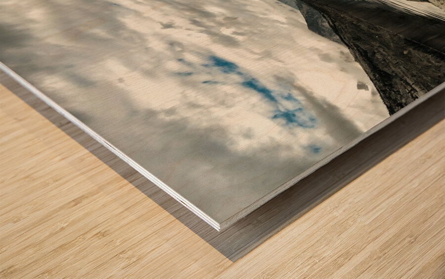 Teton Mountains The  Longing  Wood print