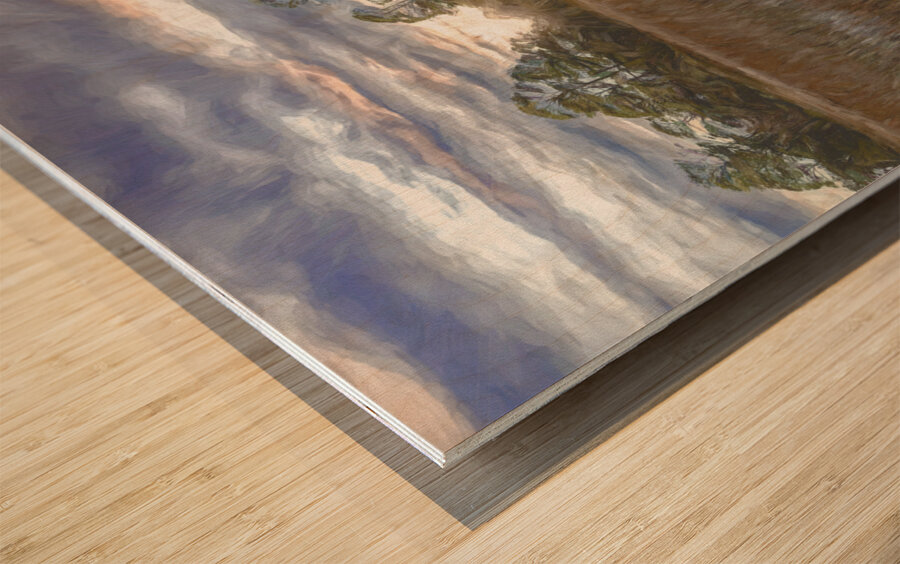 Hunting Island Marsh Walk Wood print