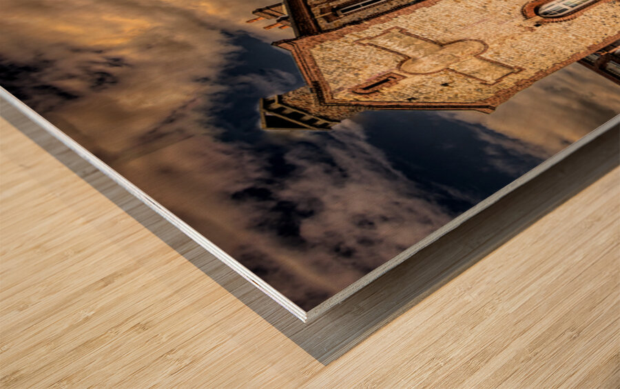 Houlgate Normandy France Town Hall Wood print