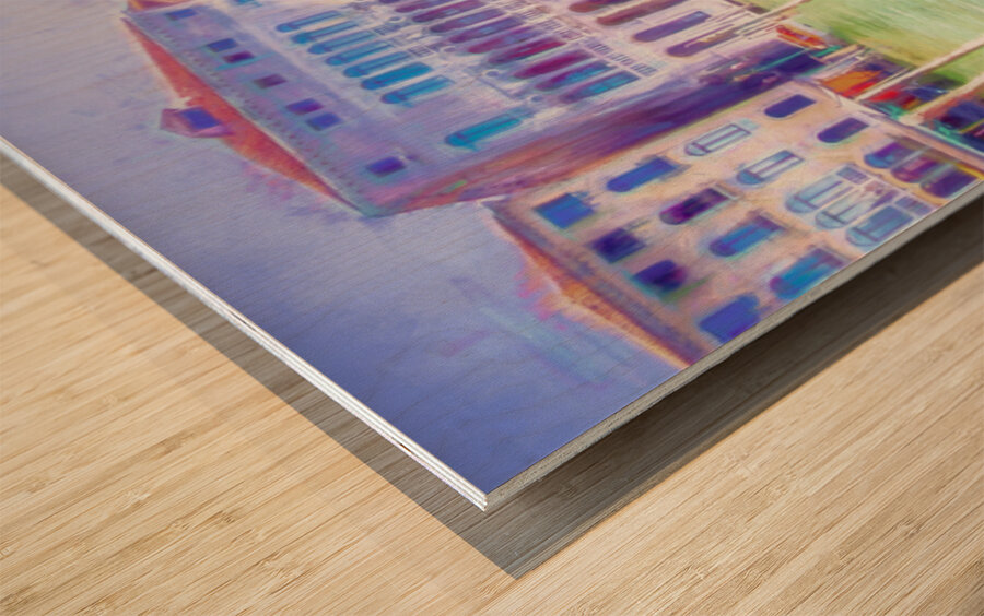 Venice Grand Canal Gondolas Wood print