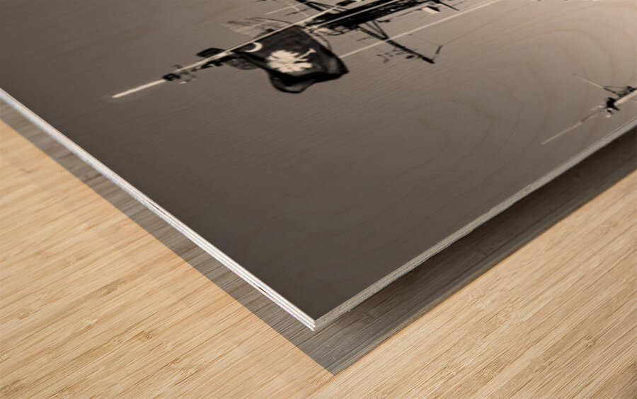 Charleston Mount Pleasant Patriots Point Destroyer 1 Wood print