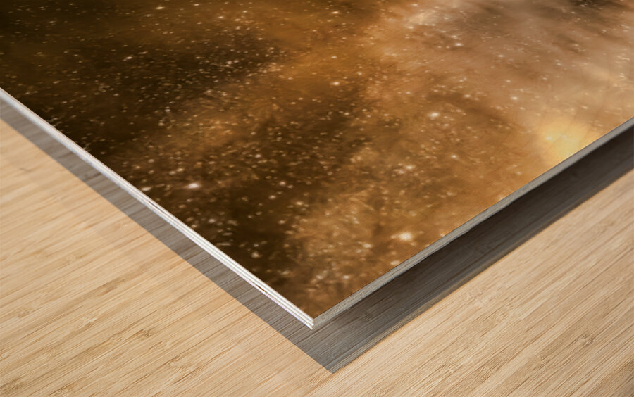 Blue Ridge Parkway Milky Way Wood print