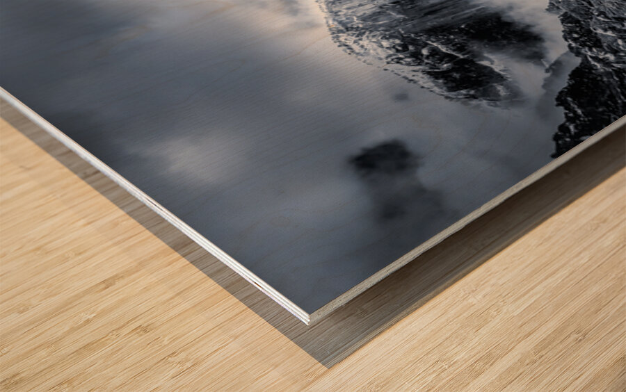 Yosemite El Capitan in Blue Wood print