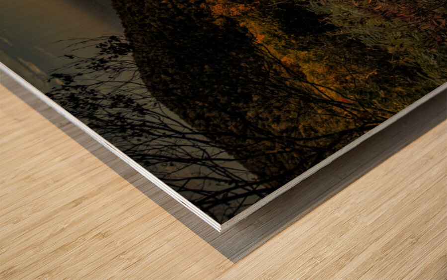 Blue Ridge Layers of Autumn Wood print