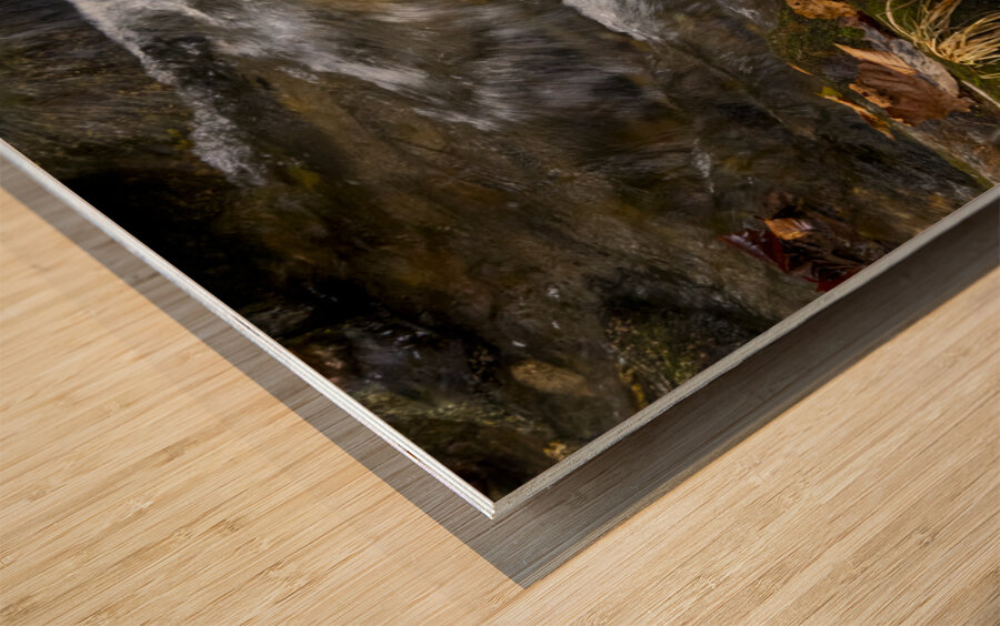 Blue Ridge Mountains River Art Wood print