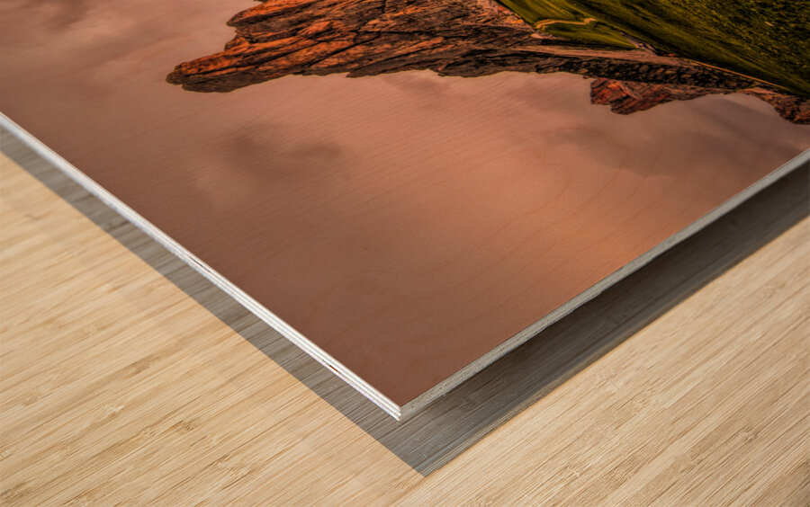 Italian Dolomite Passo Giau Wood print