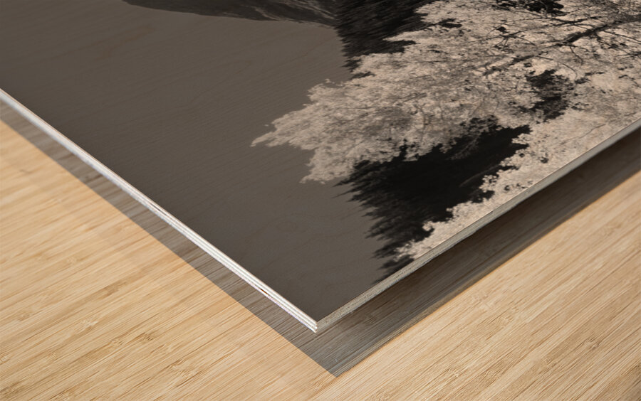 Colorado Back Roads Silhouette Wood print