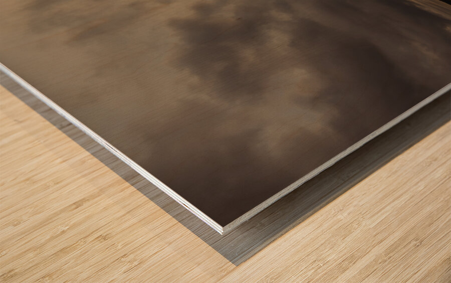 Port Royal Sound South Carolina Storm Clouds Wood print