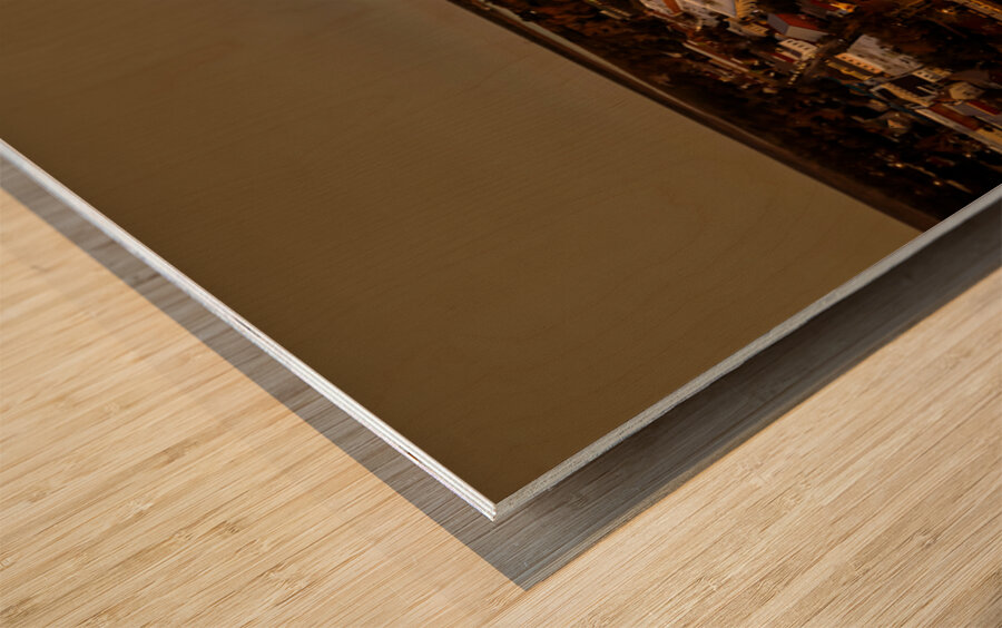 Beaufort Richsrd Woods Swing Bridge at Sunset Wood print