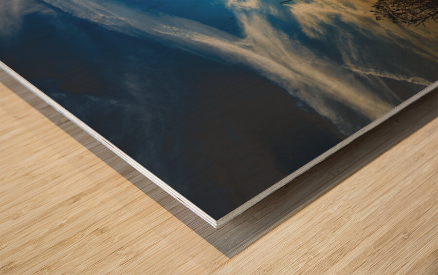 Road Trip to Charleston Sunset Wood print