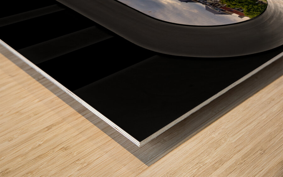 Stedelijk Museum Window in Amsterdam Wood print