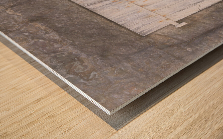 Antique Monet Style French Window Wood print