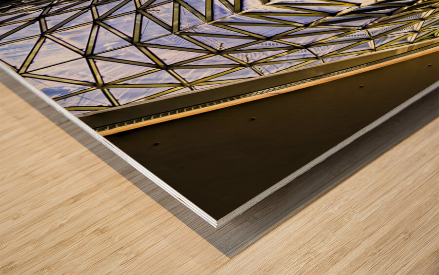 Frankfurt MyZeil Architecture Wood print