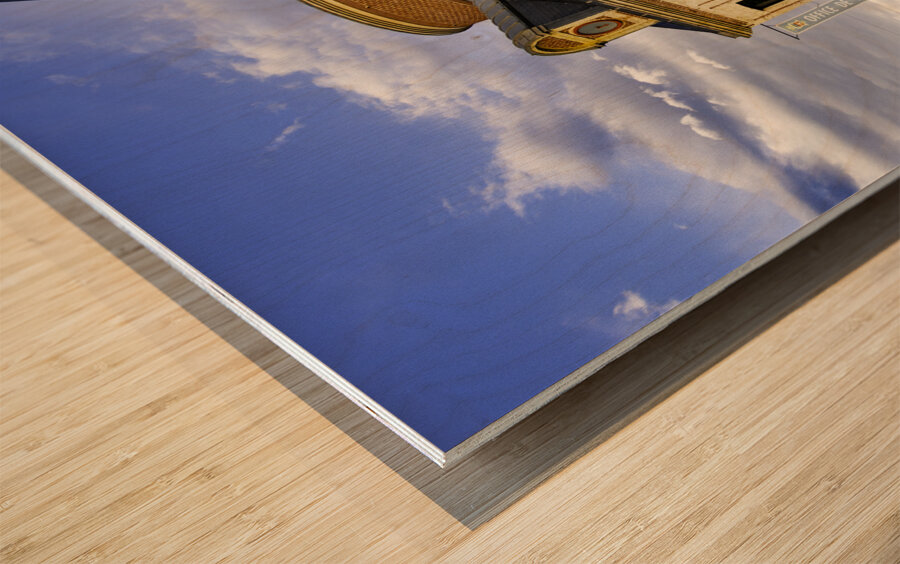 Honfleur Visitor Center Reflections Wood print