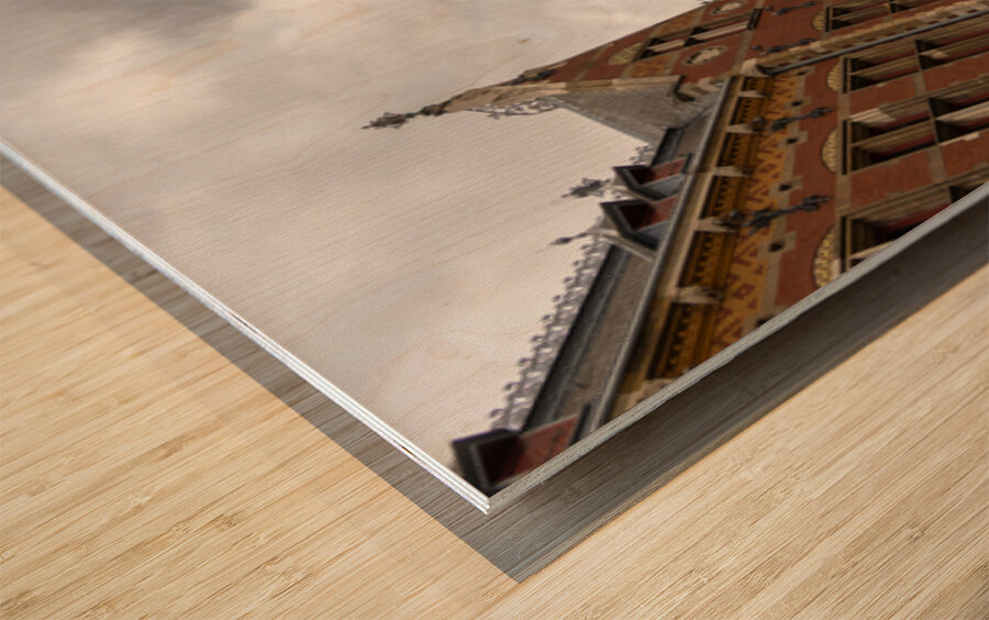 Amsterdam Centraal Train Station Tower Wood print