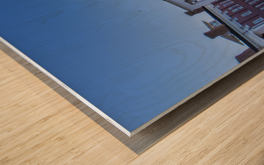 Washington and Lee University Panorama Wood print