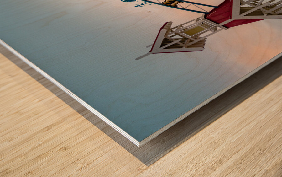 Ocean City Boardwalk Sign Wood print