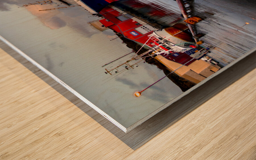 Lofoten Norway Stamsund Fishing Fleet Wood print