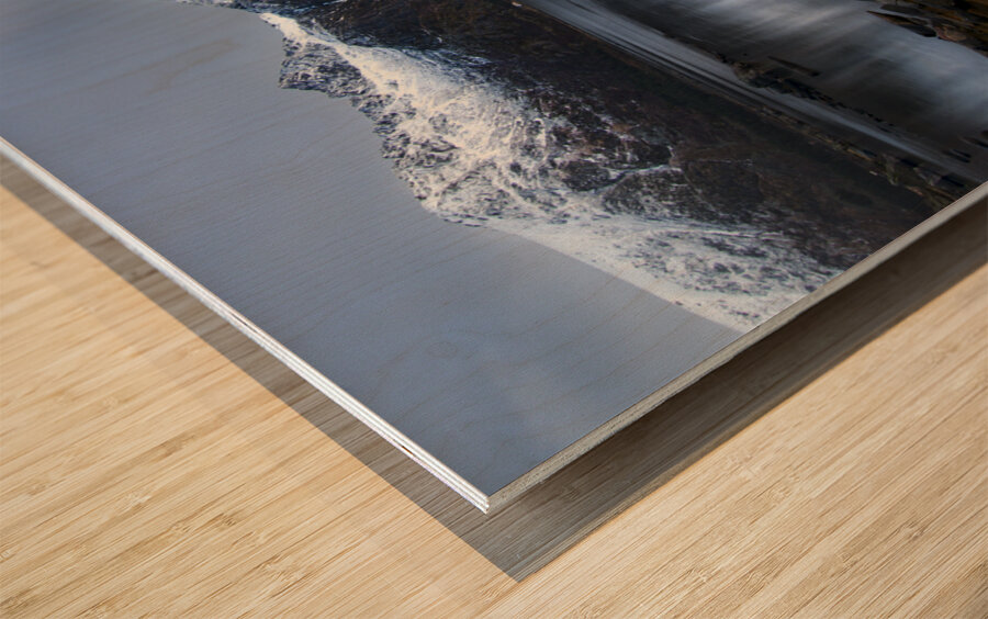 Lofoten Islands Coastline Wood print