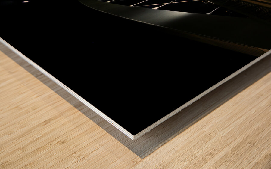 Frankfurt Bridge Wood print