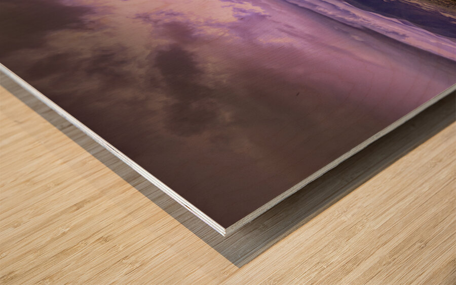 Blue Ridge Parkway Mountains Overlook Wood print