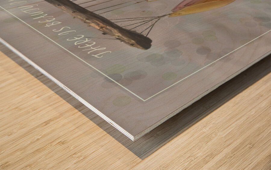 Beauty in Simplicity Wood print