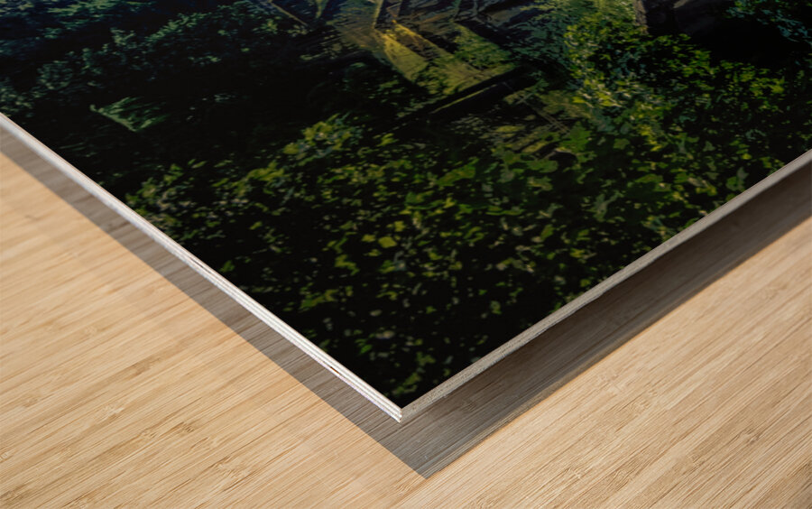 The Dolomite Waterfall Cascade Wood print