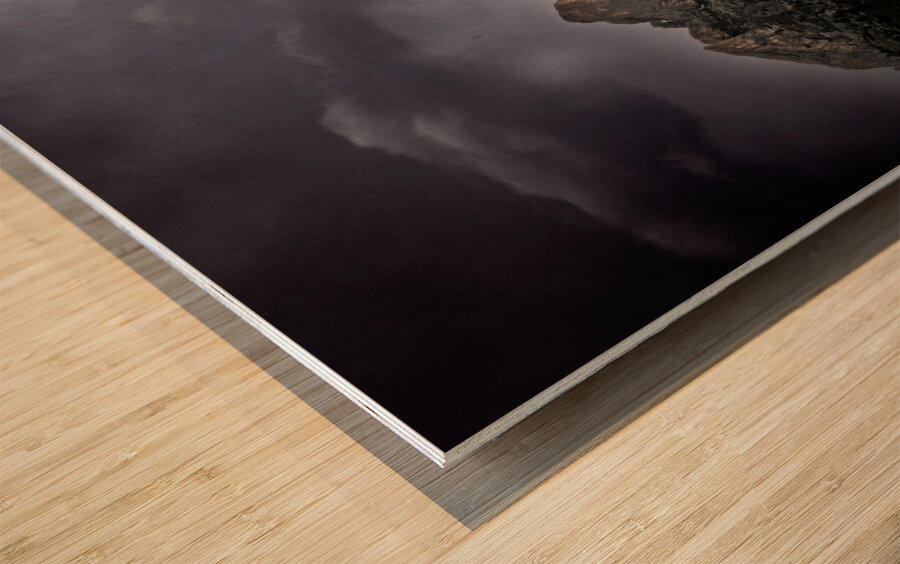 Giau Pass Cortina Race Day Wood print