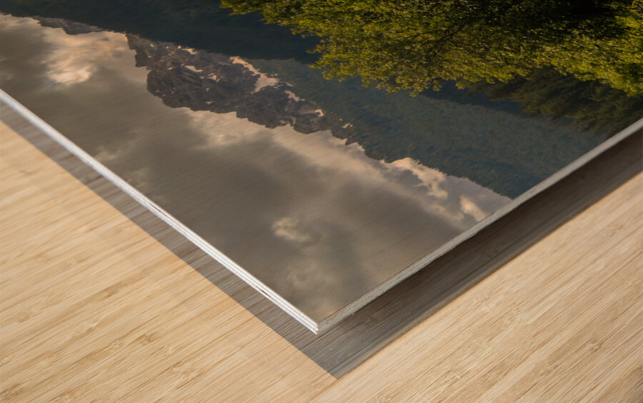 Cortina dAmpezzo Ski Jump Wood print