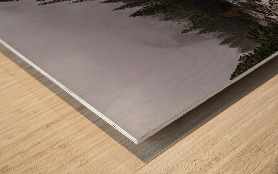 Raging Merced River Wood print