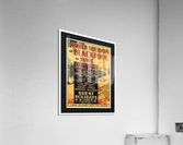Blackpool, Seaside Travel Poster Acrylic Print