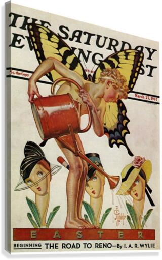 The Saturday Evening Post, Cover, March 27, 1937 by VINTAGE POSTER