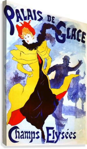 Palais de Glace by Cheret Canvas Print