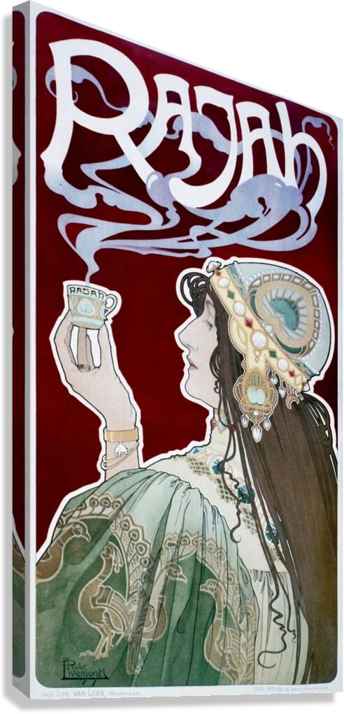 Rajah by Henri Privat Livemont Canvas Print