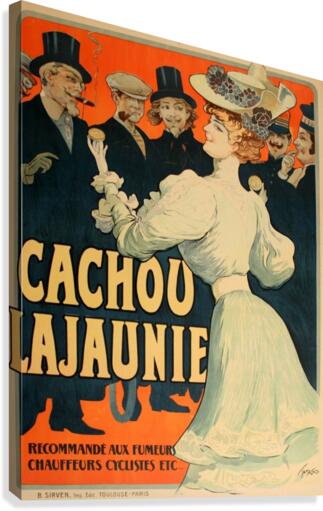 Cachou Lajaunie Tamagno poster Canvas Print